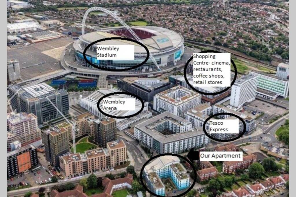 Stylish Wembley Stadium And Ovo Arena Apartment, Londýn Exteriér fotografie